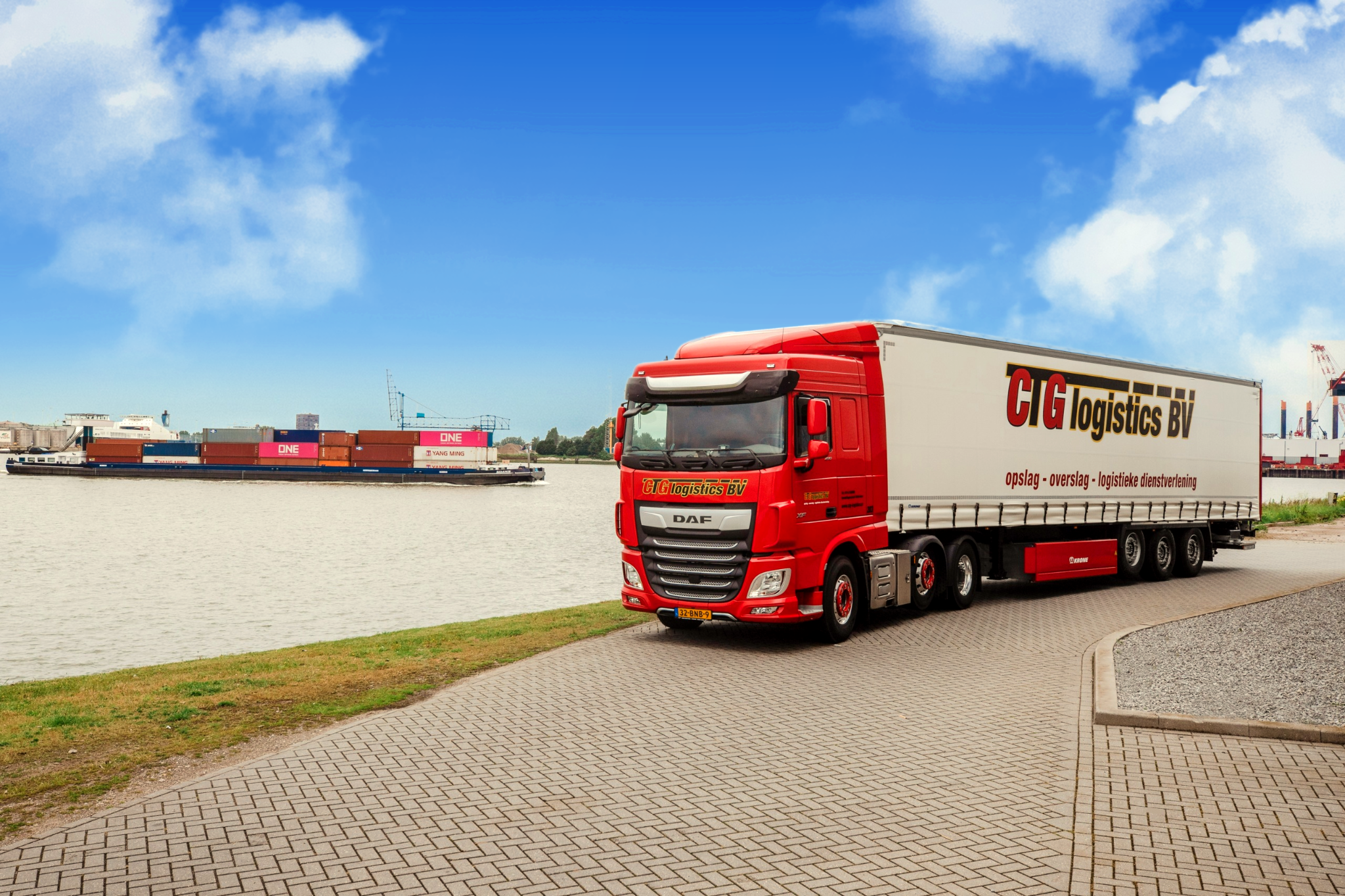 Vrachtwagen van CTG Logistics